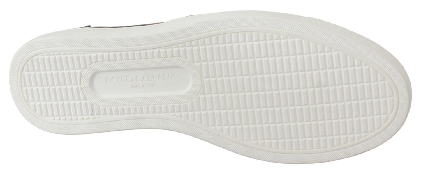 Dolce & Gabbana Leather Leopard #dgfamily Loafers Women's Shoes
