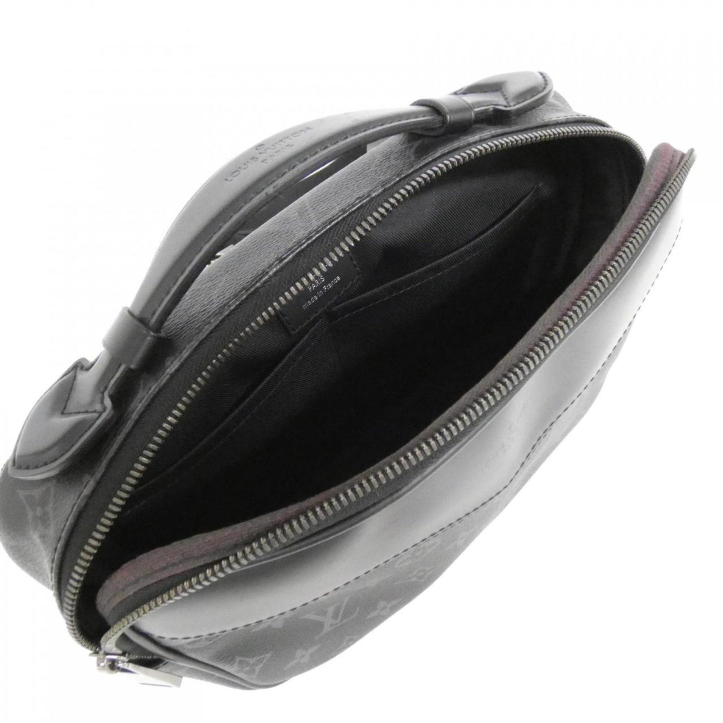 Louis Vuitton Black Coated Canvas Shoulder Bag (Pre-Owned)