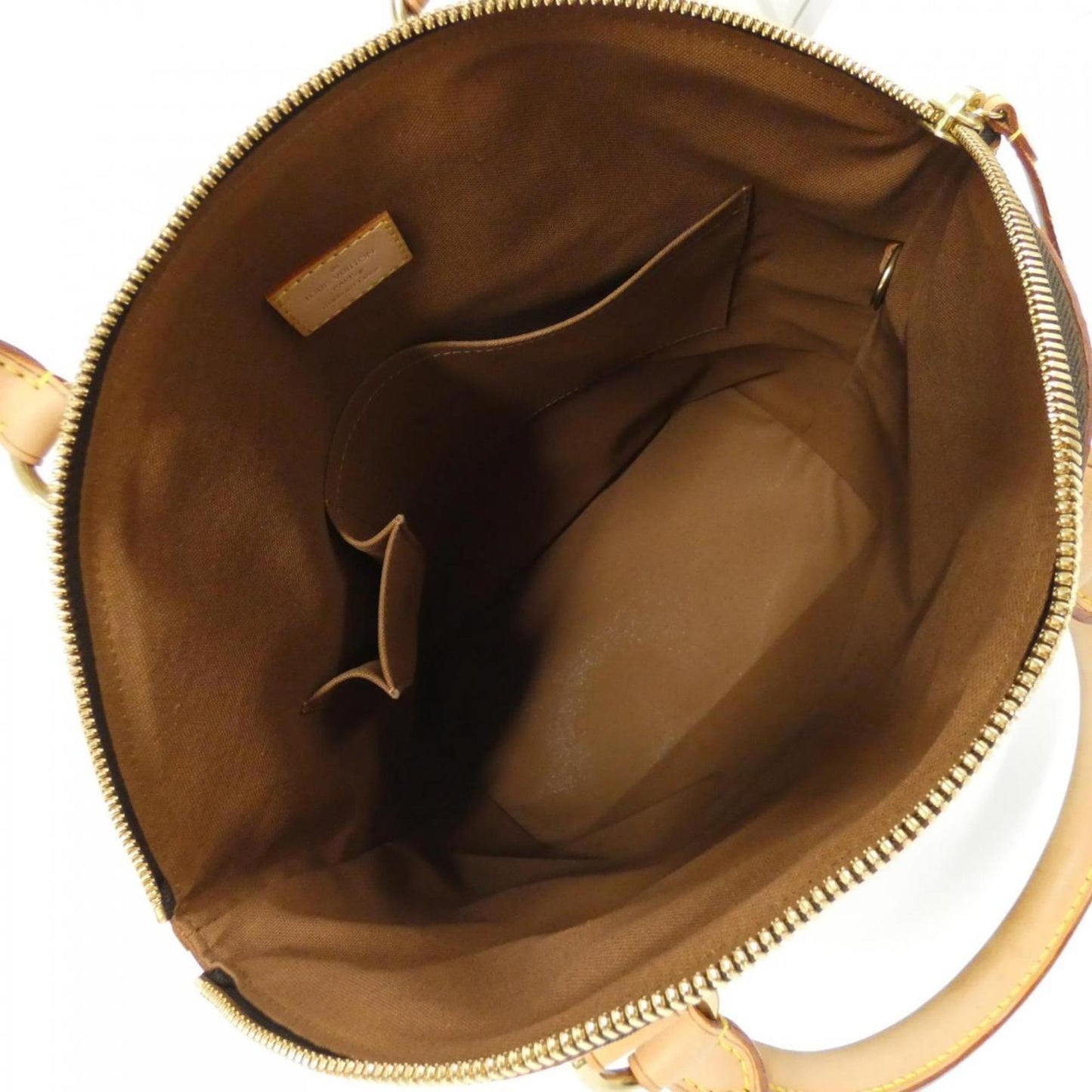 Louis Vuitton Marron Coated Canvas Handbag (Pre-Owned)