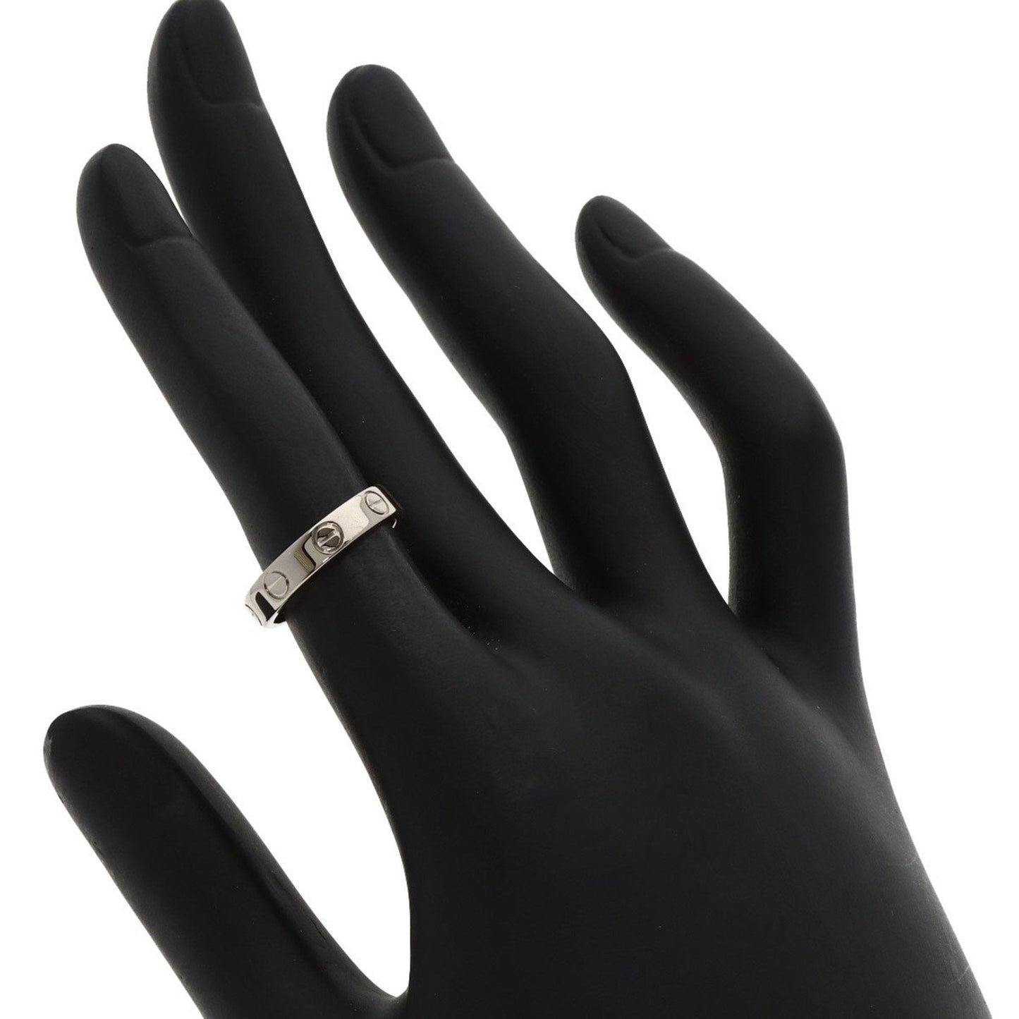 Cartier White Gold White Gold (18K) Band Ring (Pre-Owned)