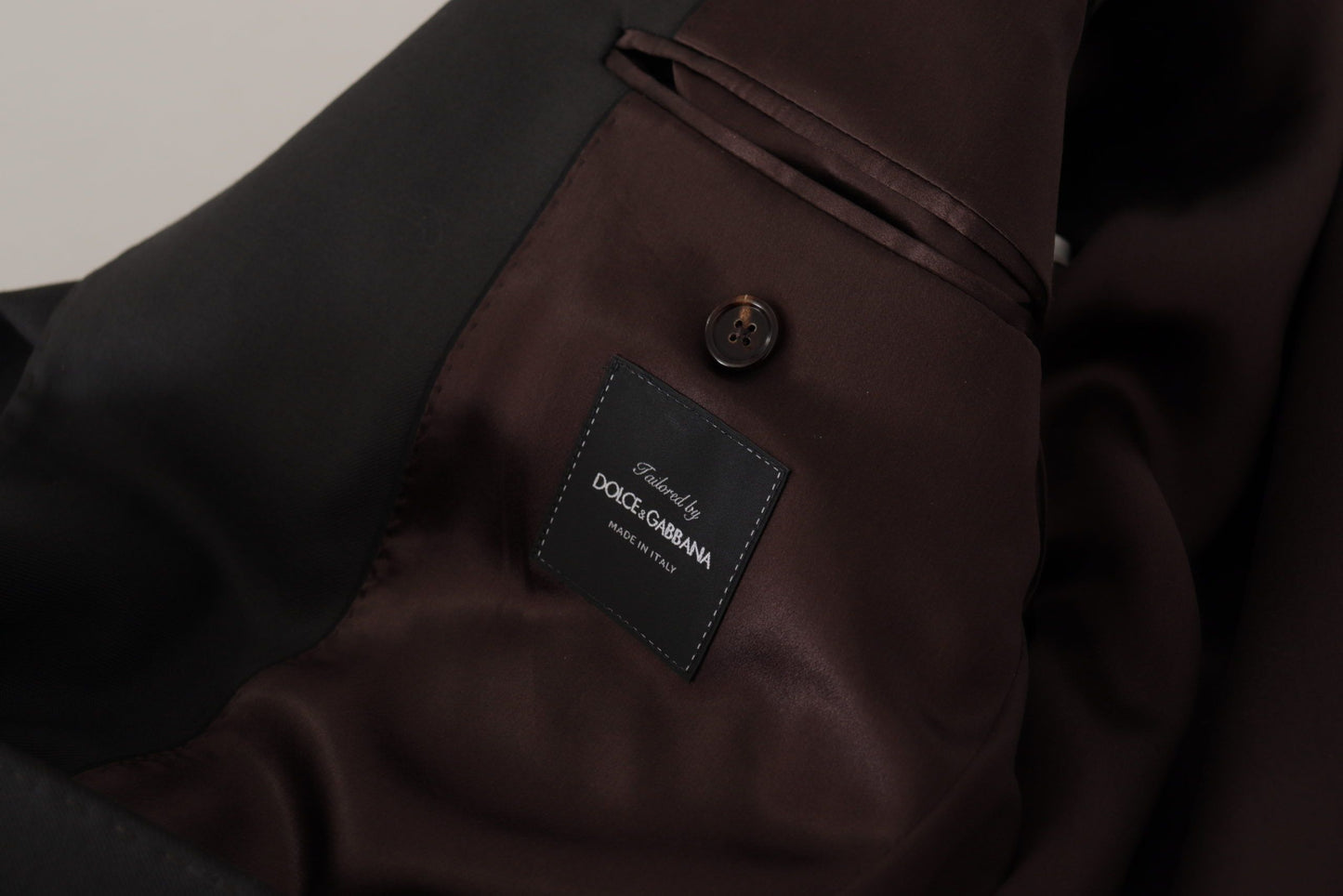 Dolce & Gabbana Black Wool Single Breasted Blazer Men's v