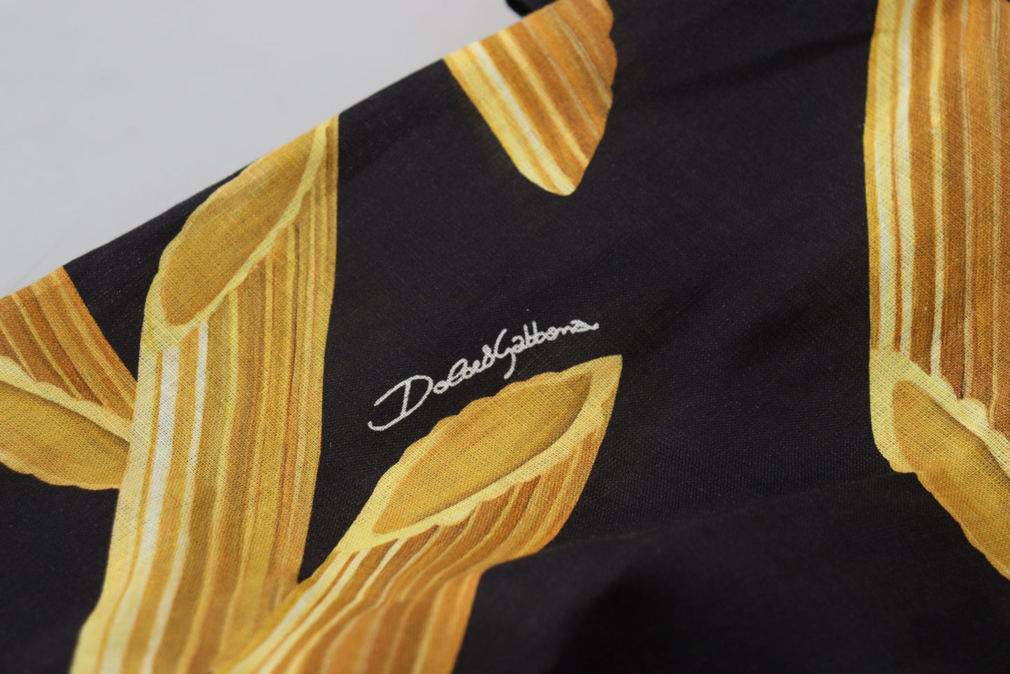 Dolce & Gabbana Black Casual Penne Rigate Linen Casual Men's Shirt