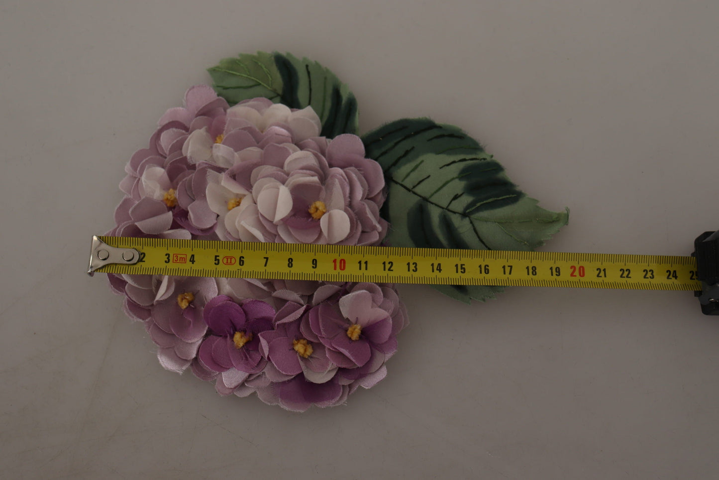Dolce & Gabbana Purple Floral Gold Tone Brass Women Women's Brooch