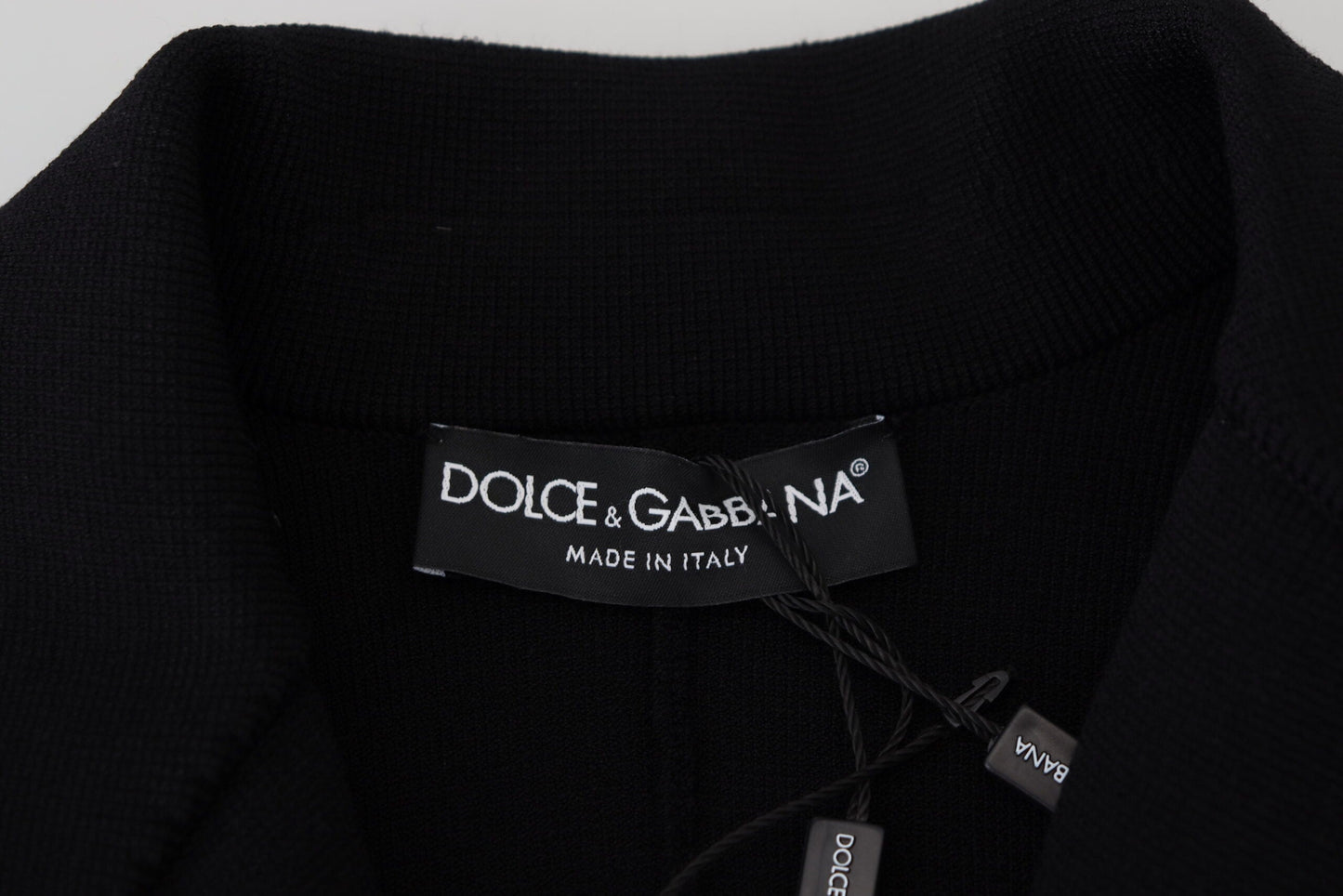 Dolce & Gabbana Black Button Cardigan Blazer Viscose Women's Jacket