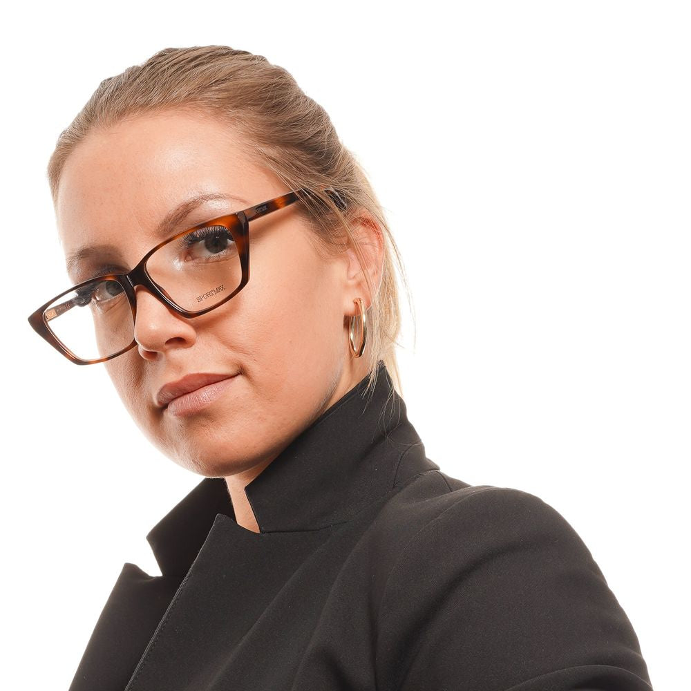 Sportmax Brown Acetate Glasses Women's (Frames)