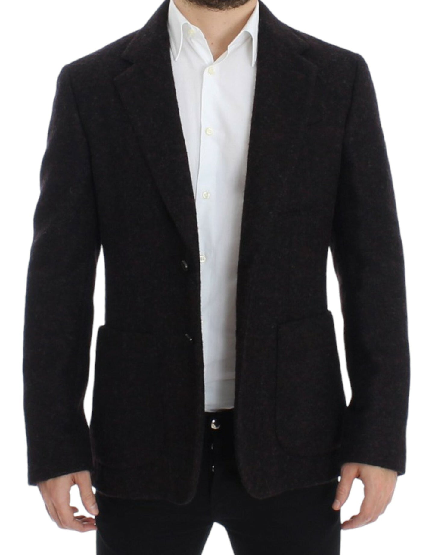 Dolce & Gabbana Bordeaux alpaga two button Men's blazer