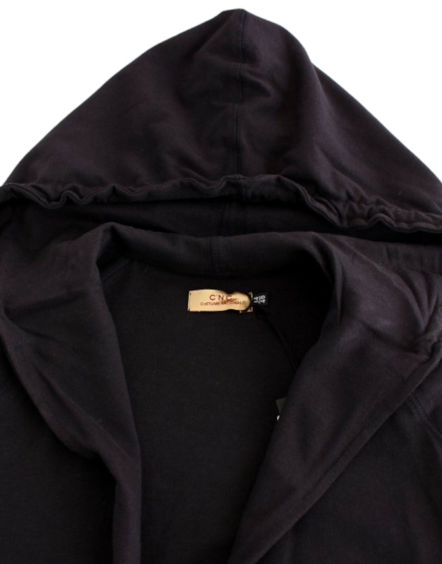 Costume National Blue hooded cotton Men's sweater