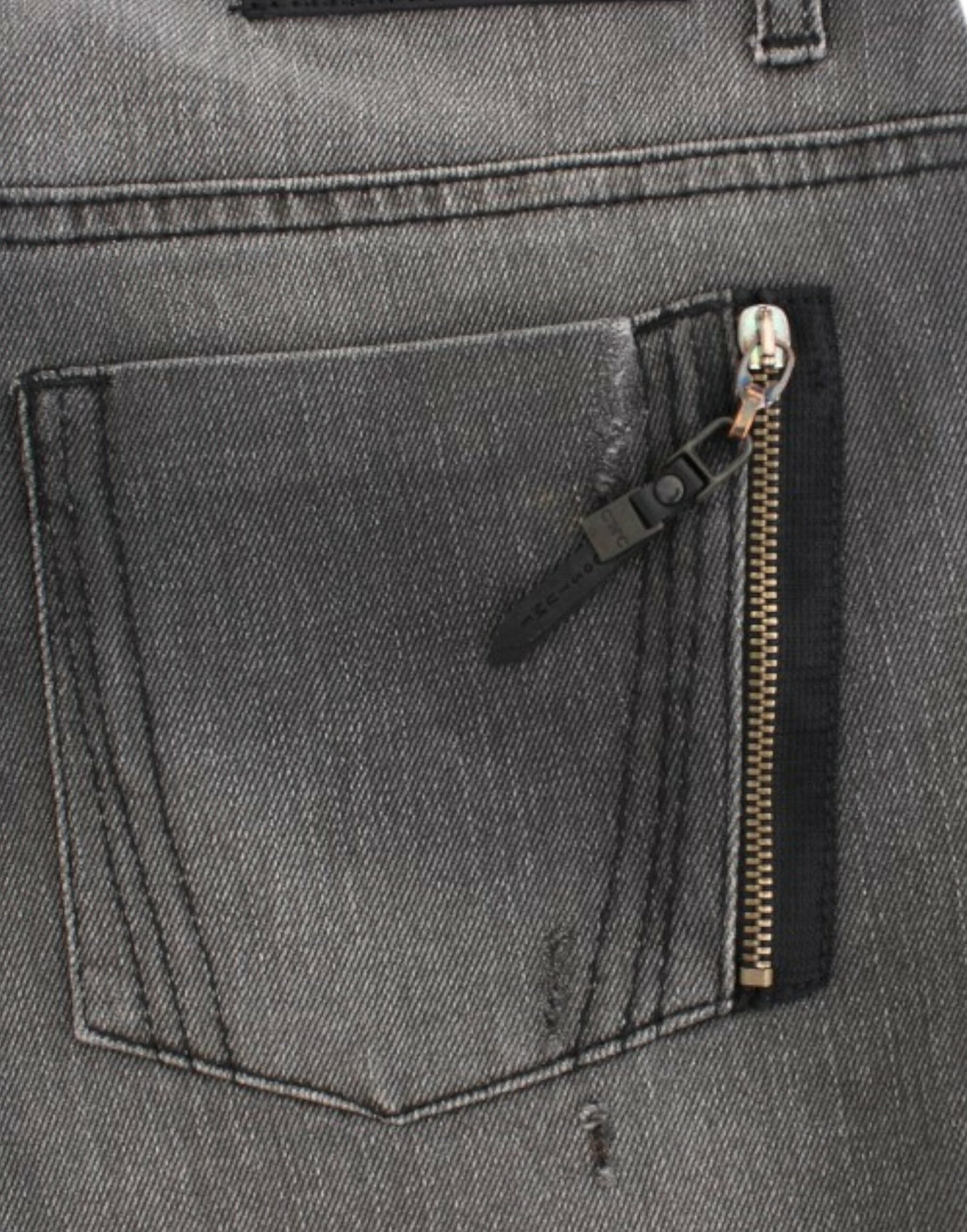 Costume National Gray straight leg Women's jeans