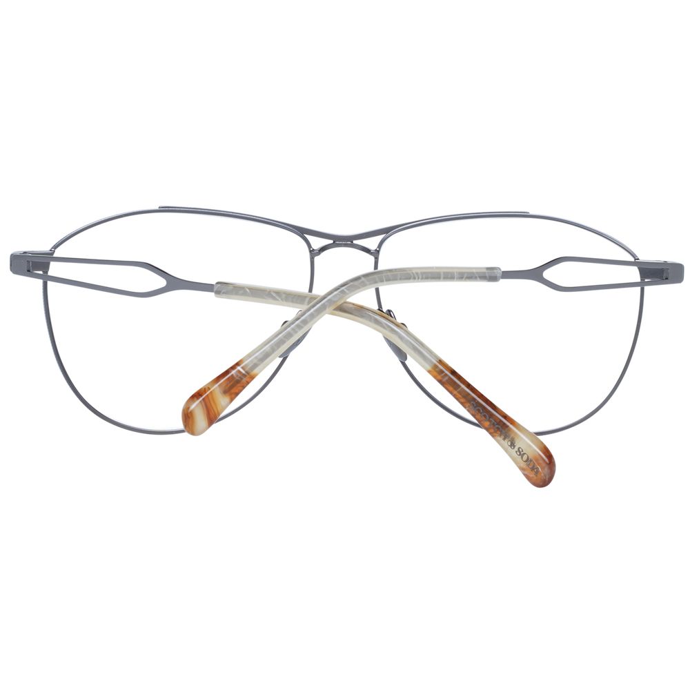 Scotch & Soda Gray Metal Glasses Men's (Frames)