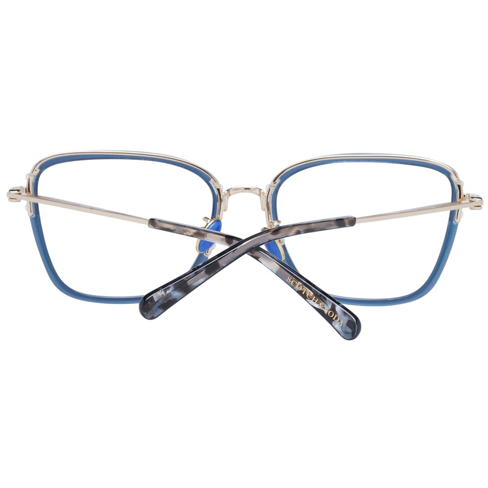Scotch & Soda Blue Metal & Plastic Glasses Women's (Frames)
