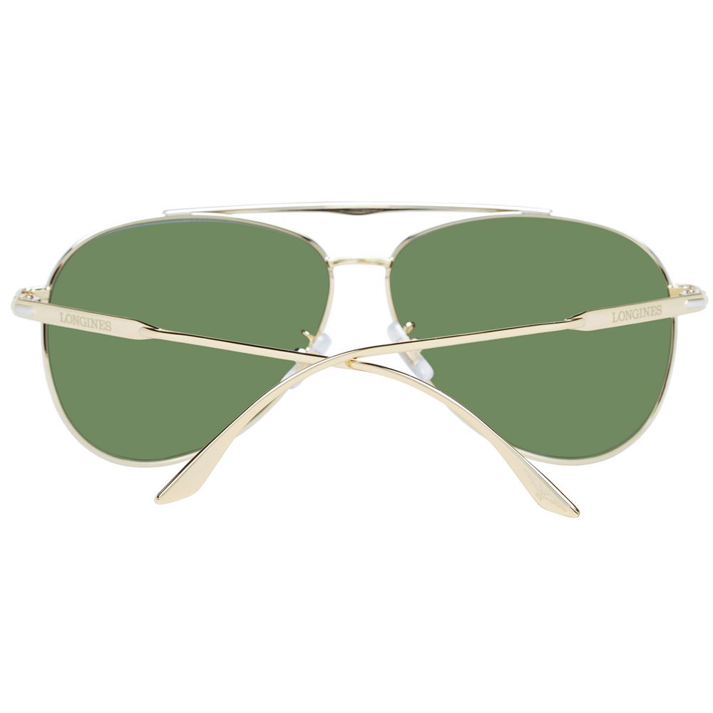 Longines Gold Metal Men's Sunglasses