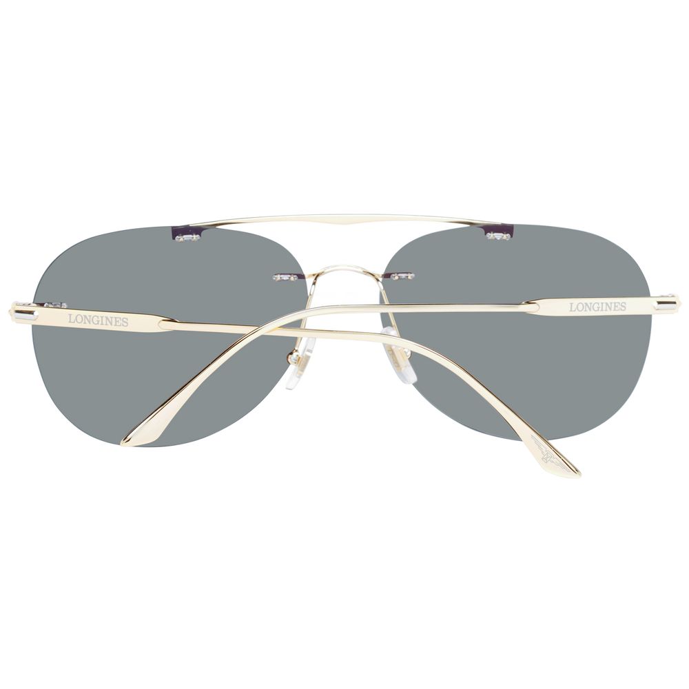 Longines Gold Metal Men's Sunglasses