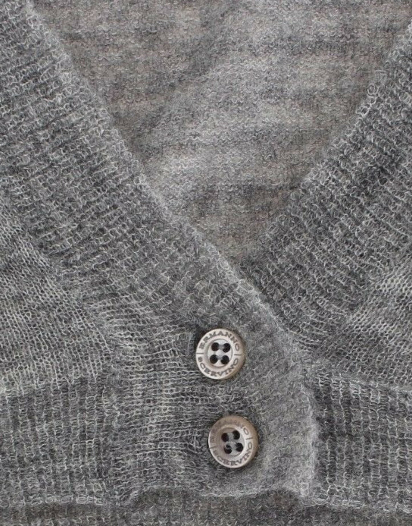 Ermanno Scervino Lingerie Knit Gray Bolero Sweater Women's Cardigan