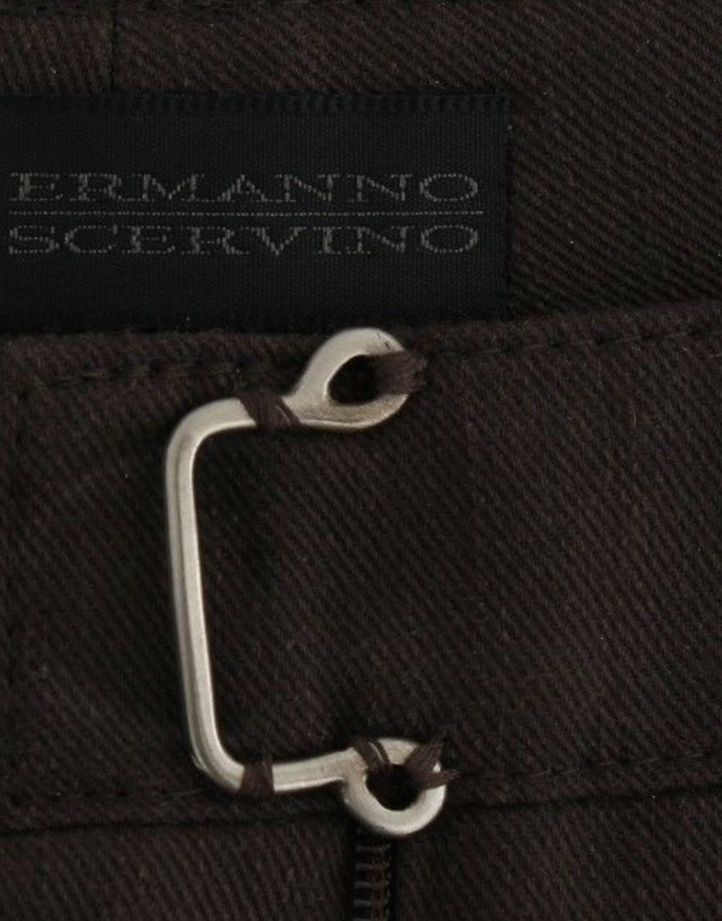 Ermanno Scervino Brown Chinos Casual Dress Pants Women's Khakis