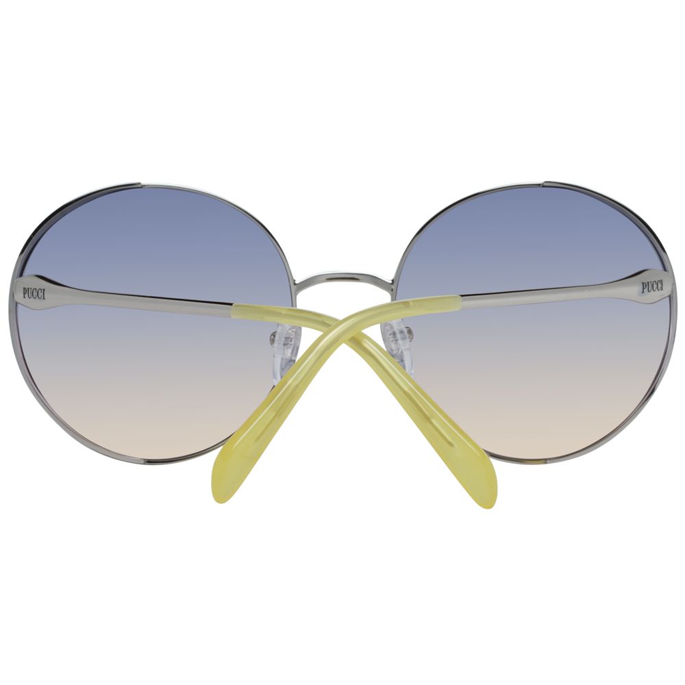 Emilio Pucci Silver Metal Women's Sunglasses