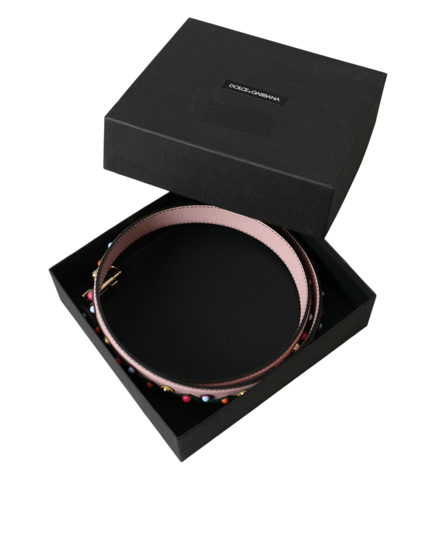 Dolce & Gabbana Pink Leather Handbag Accessory Shoulder Women's Strap