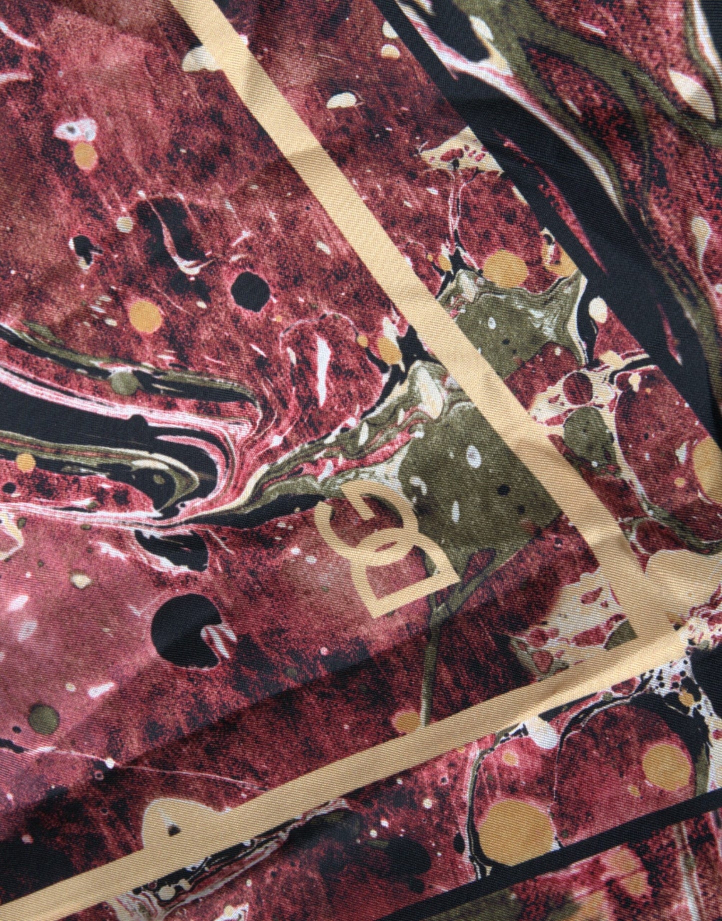 Dolce & Gabbana Multicolor Button Down Silk Men's Shirt