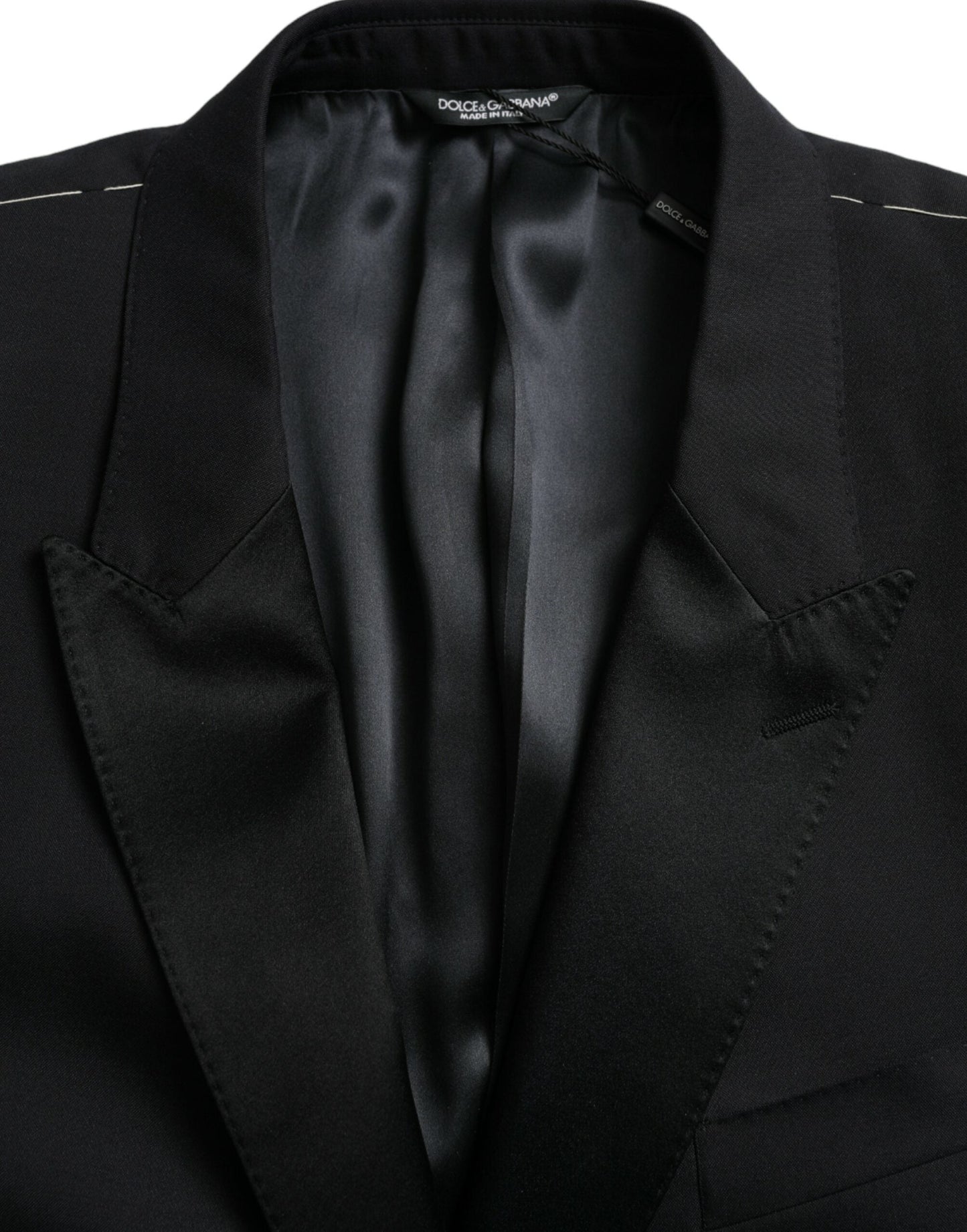 Dolce & Gabbana Blue MARTINI Single Breasted Coat Men's Blazer