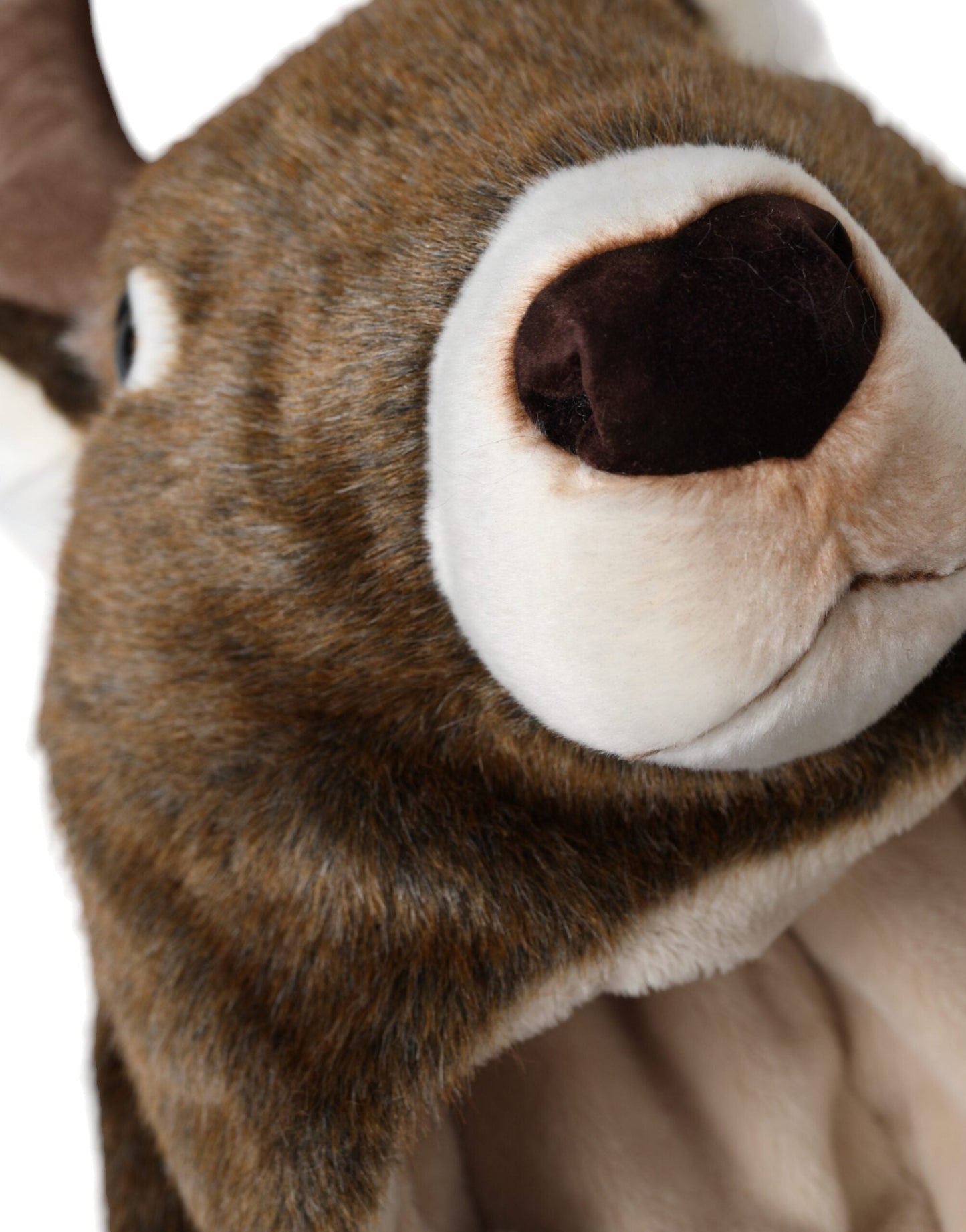 Dolce & Gabbana Brown Deer Faux Fur Whole Head Women's Hat