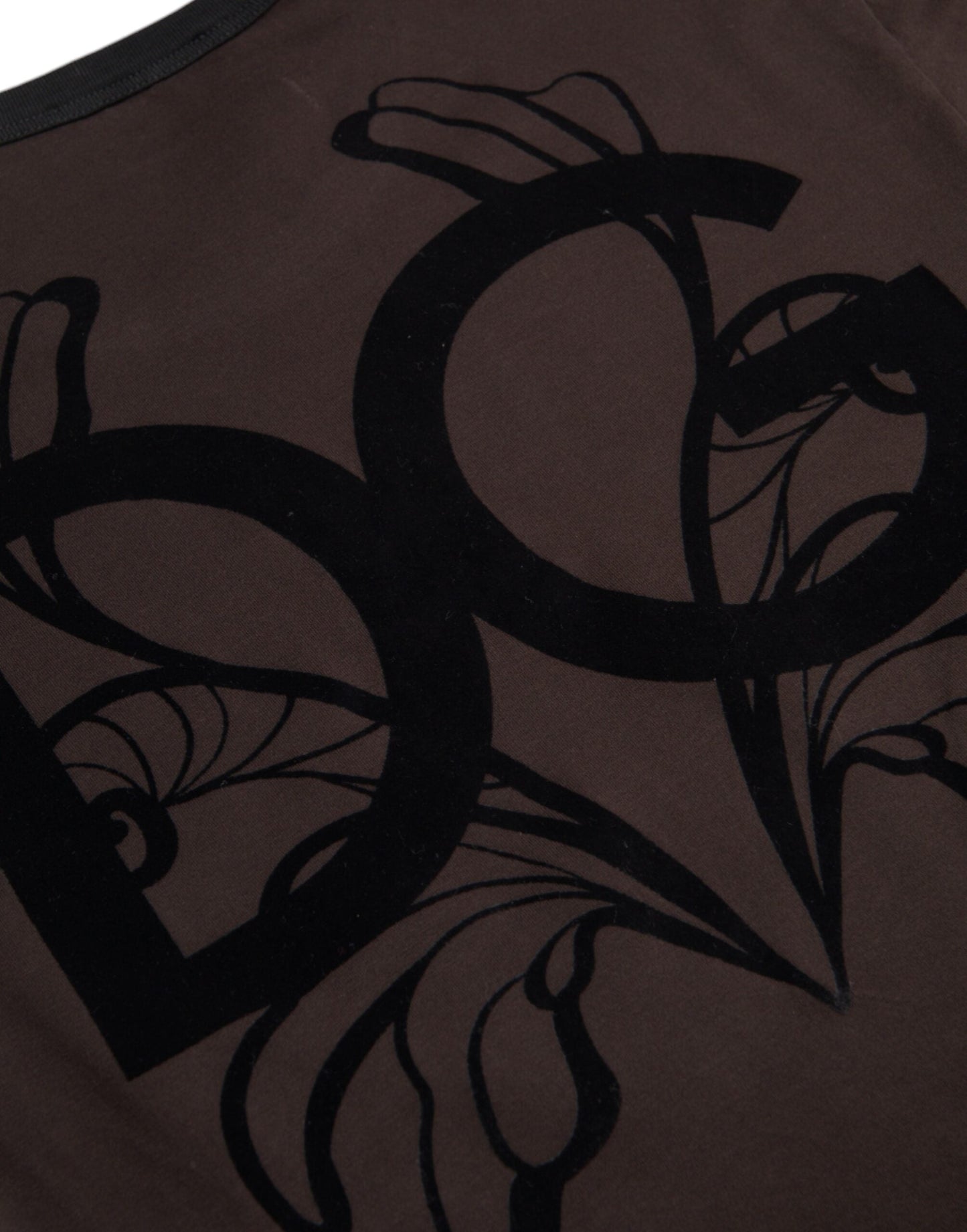Dolce & Gabbana Brown DG Logo Crewneck Pullover Men's Sweater