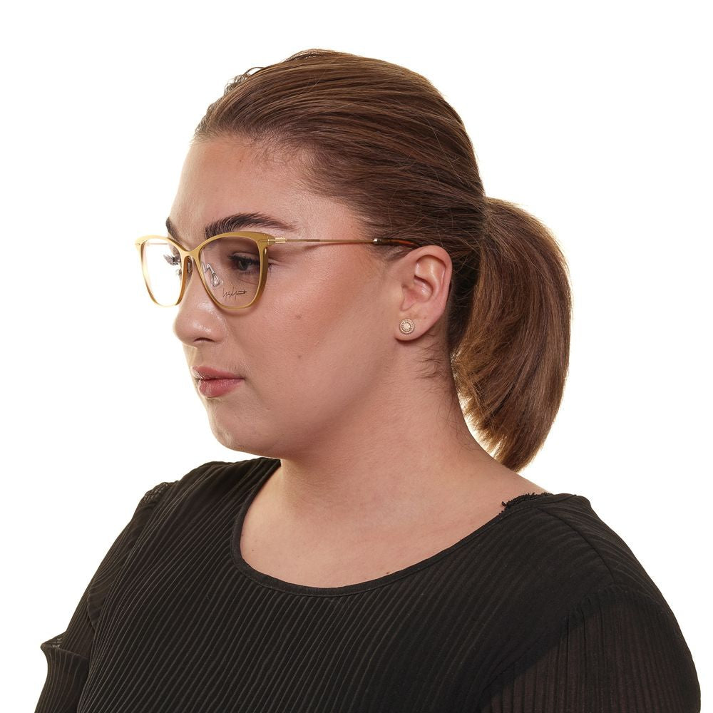 Yohji Yamamoto Gold Metal Glasses Women's (Frames)