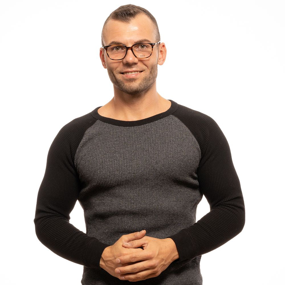 Lozza Brown Plastic Glasses Men's (Frames)