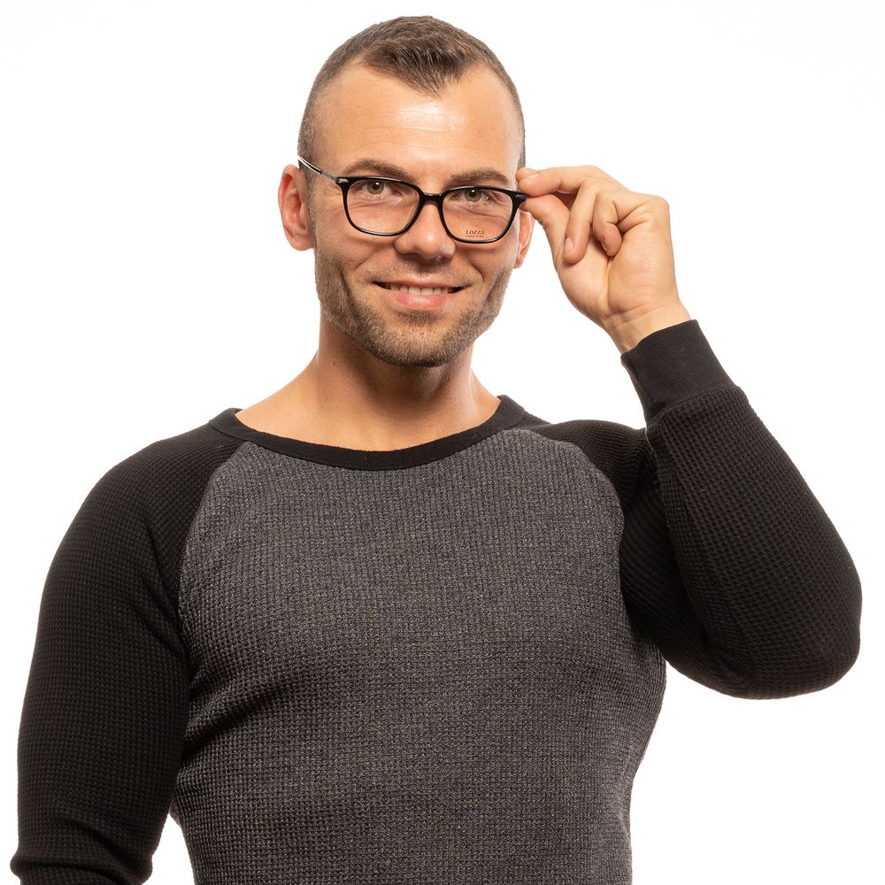 Lozza Black Plastic Glasses Men's (Frames)
