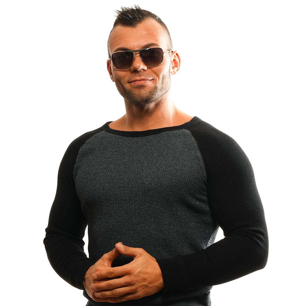 Web Gold Metal Men's Sunglasses