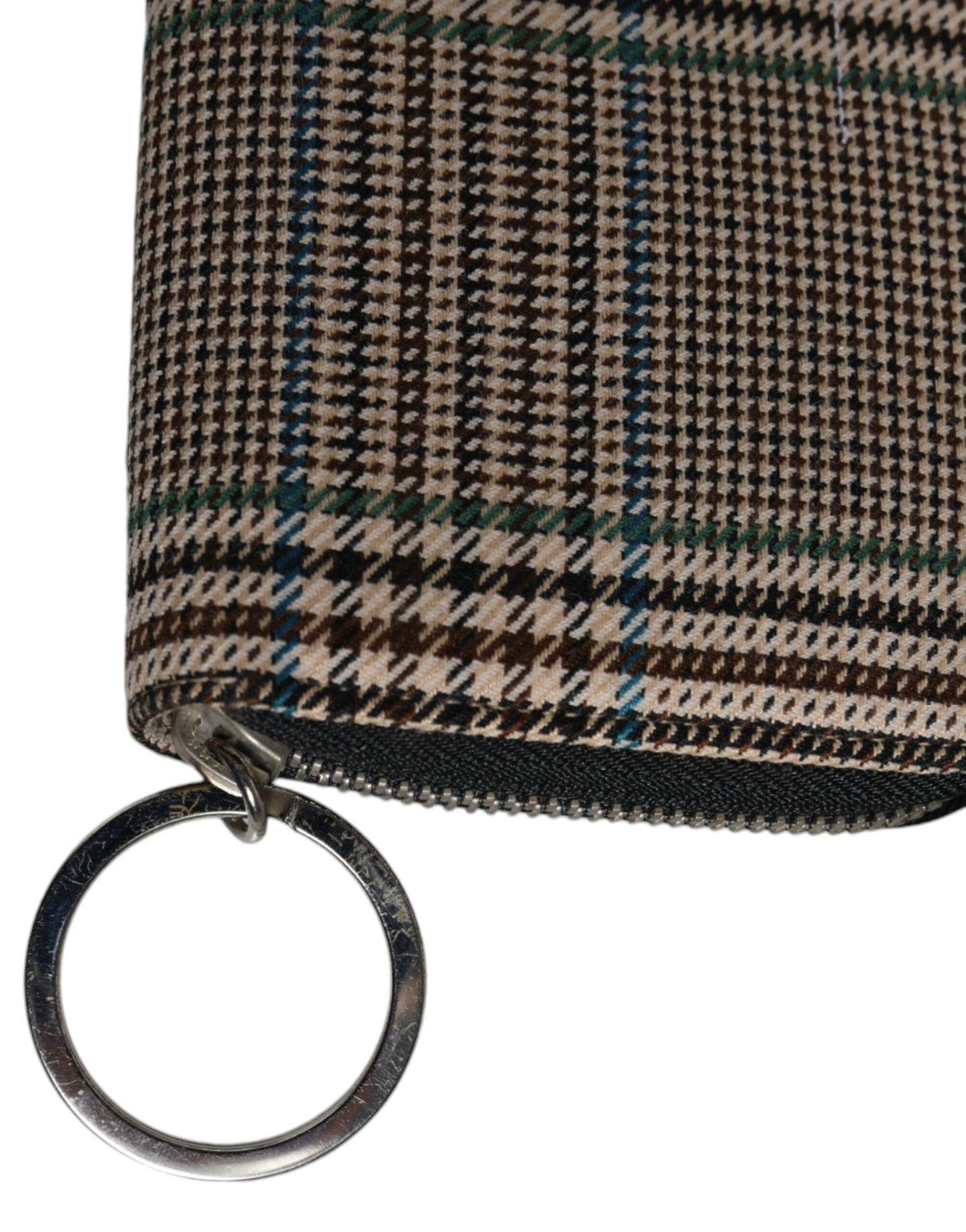 MM6 Maison Margiela Multicolor Houndstooth Continental Zip Around Clutch Women's Wallet (Pre-Owned)