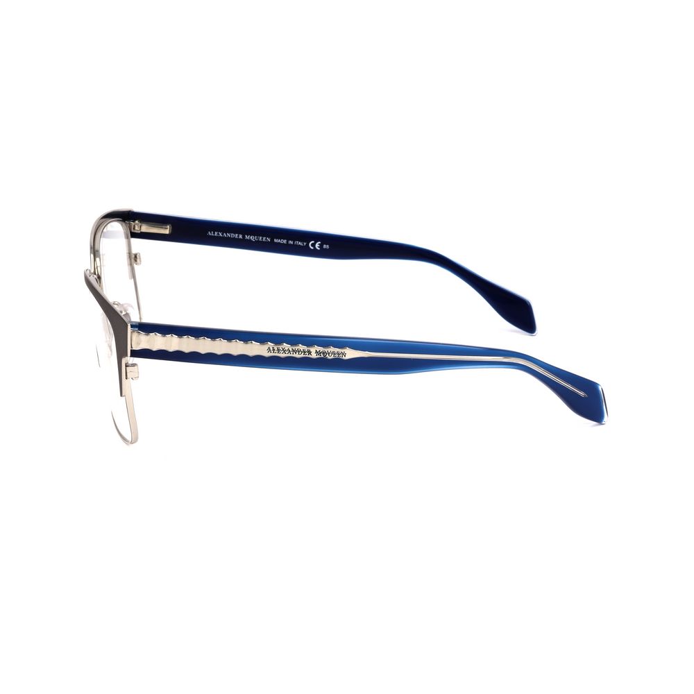 Alexander McQueen Bicolor Metal Glasses Women's (Frames)