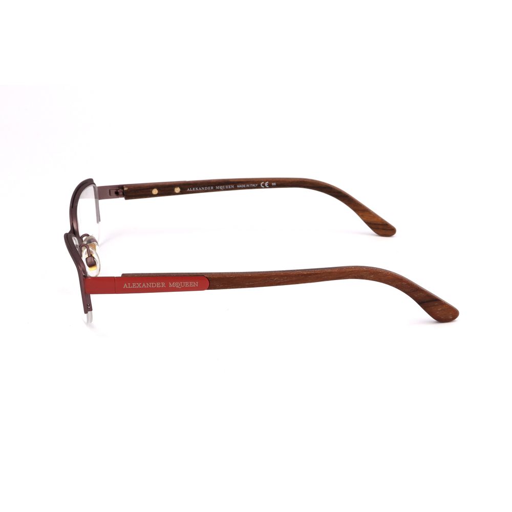 Alexander McQueen Bicolor Metal Glasses Women's (Frames)
