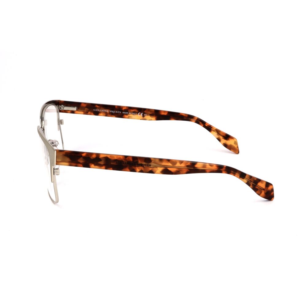 Alexander McQueen Bicolor Metal Glasses Women's (Frames)