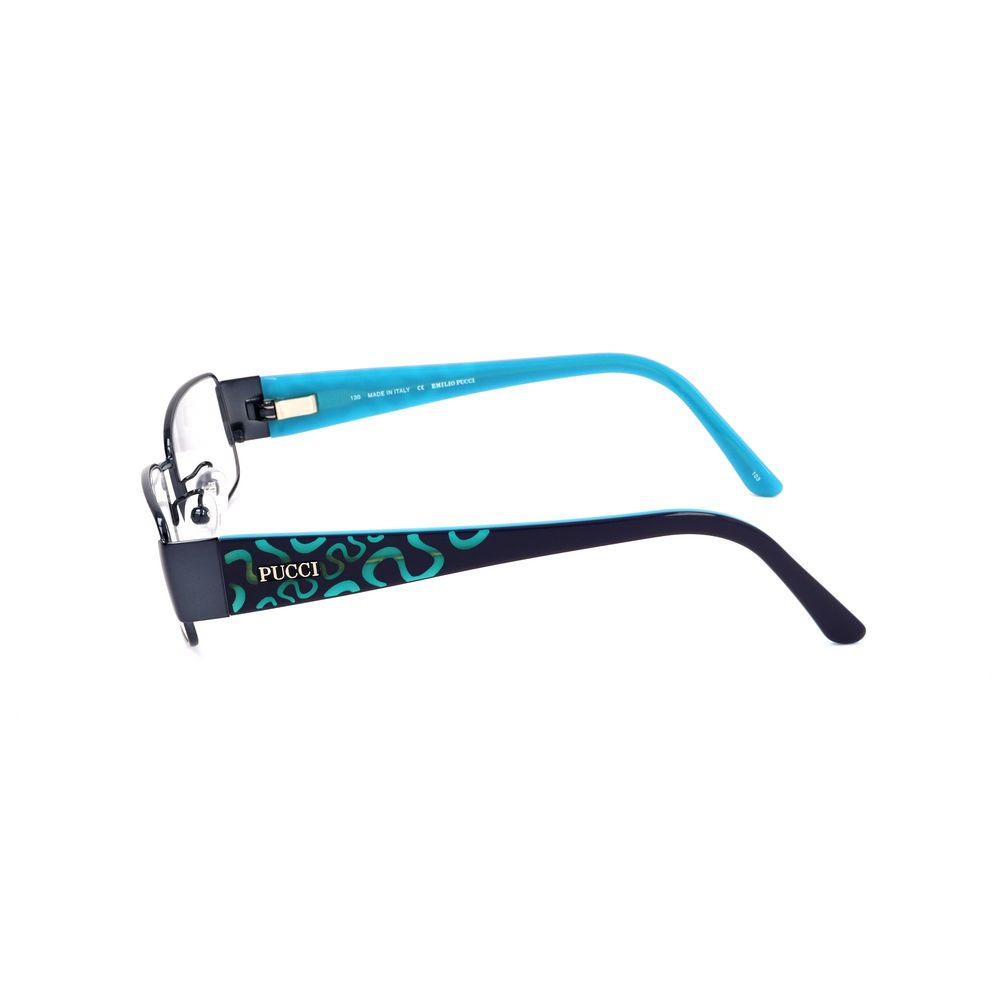 Emilio Pucci Blue Metal Glasses Women's (Frames)
