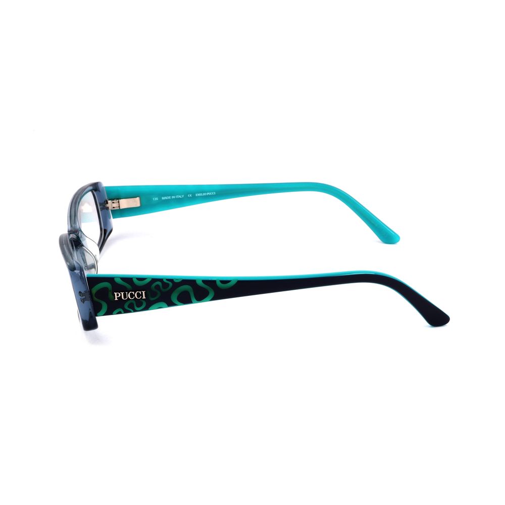 Emilio Pucci Blue Plastic Glasses Women's (Frames)
