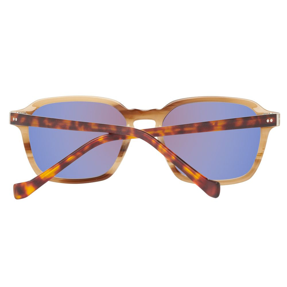 Hackett Brown Acetate Men's Sunglasses