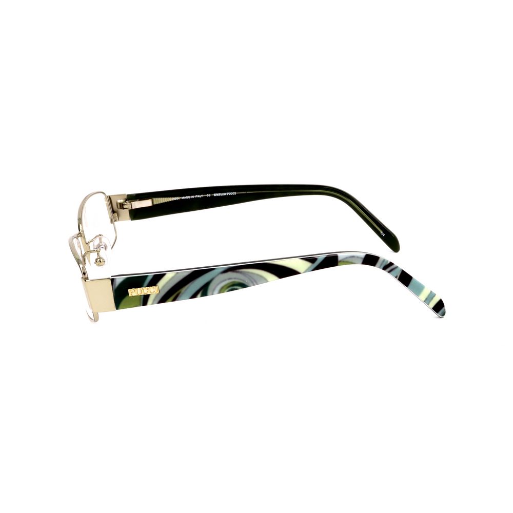 Emilio Pucci Multicolor Metal Glasses Women's (Frames)