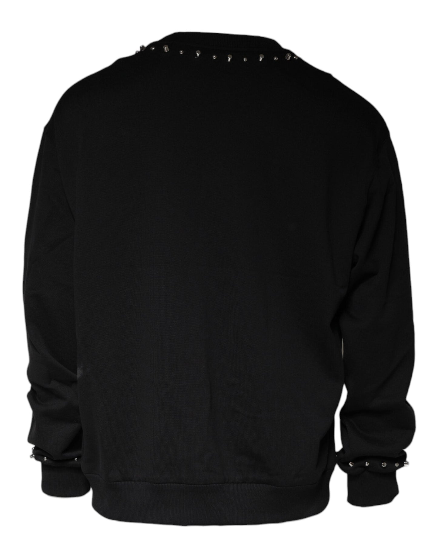 Dolce & Gabbana Black Logo Stud Pullover Sweatshirt Men's Sweater (Pre-Owned)