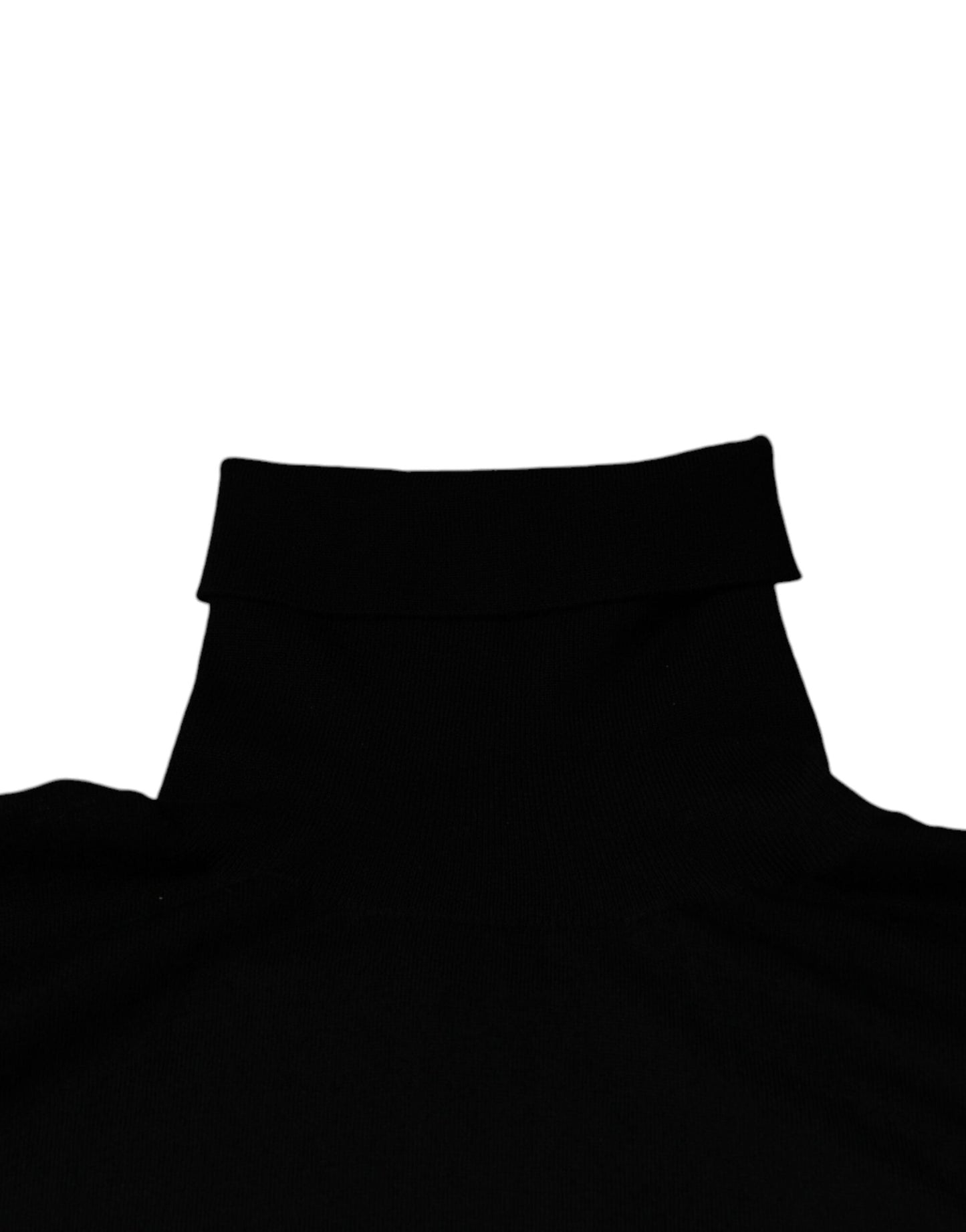 Dolce & Gabbana Black Long Sleeve Turtleneck Men Pullover Men's Sweater (Pre-Owned)