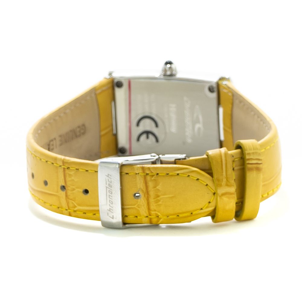 Chronotech Bicolor Leather Dress Women's Watch