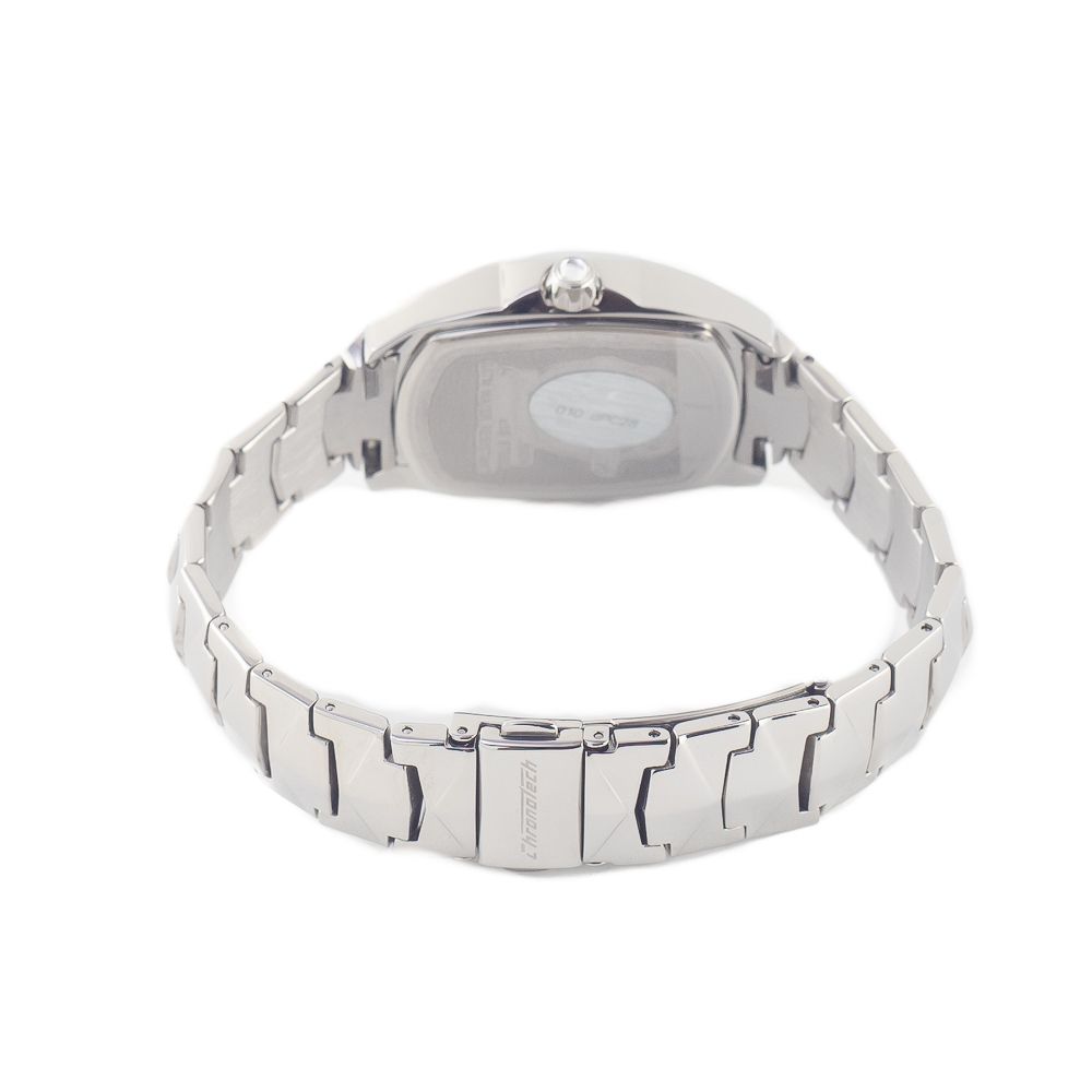 Chronotech Silver Stainless Steel Dress Women's Watch