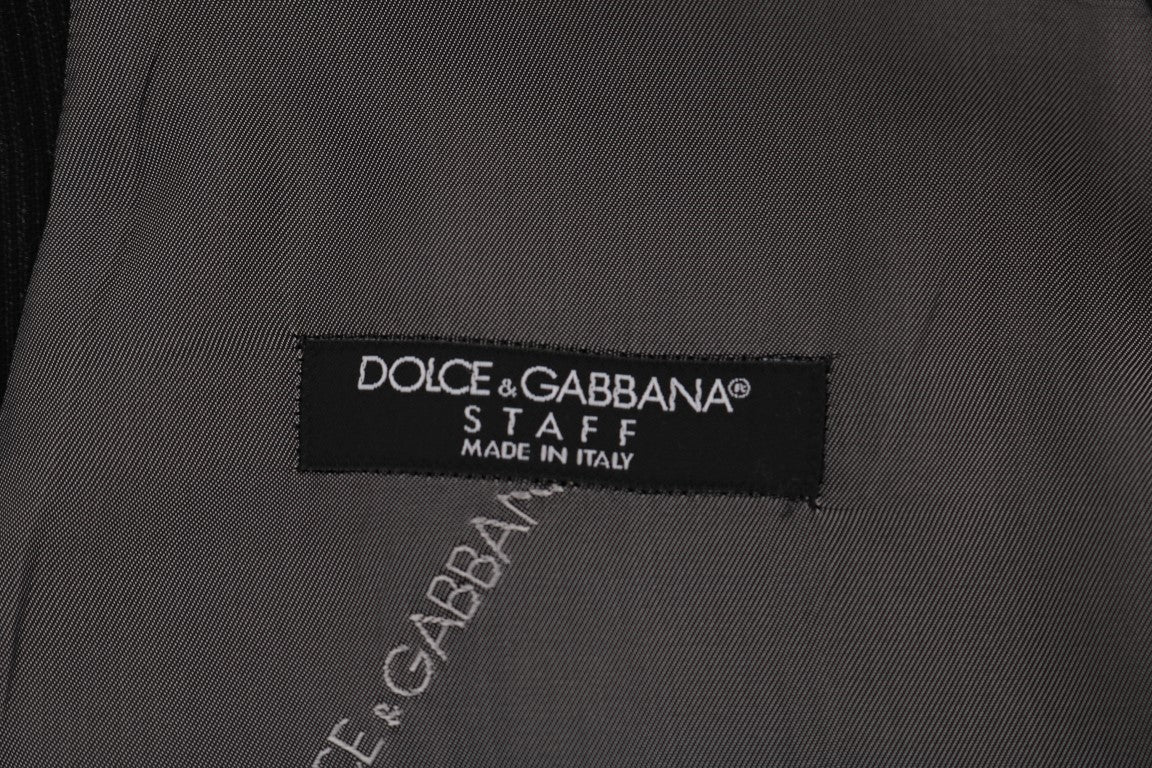 Dolce & Gabbana Black STAFF Cotton Rayon Men's Vest