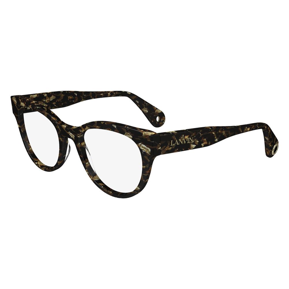 Lanvin Brown Acetate Glasses Women's (Frames)
