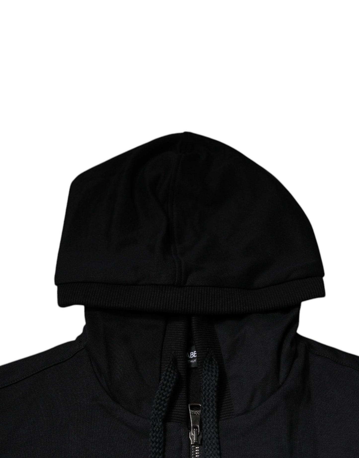 Dolce & Gabbana Black Logo Full Zip Hooded Sweatshirt Men's Sweater (Pre-Owned)