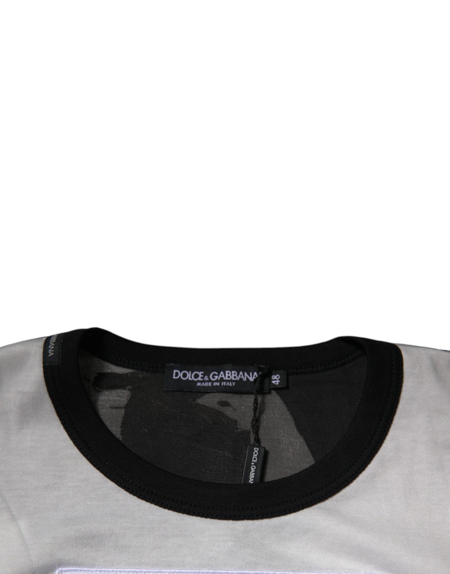 Dolce & Gabbana Multicolor Camouflage Crew Neck Men's T-shirt