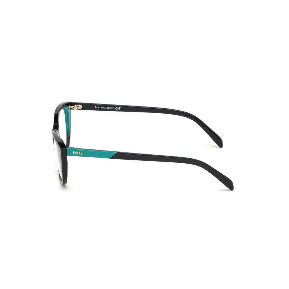 Emilio Pucci Black Acetate Glasses Women's (Frames)