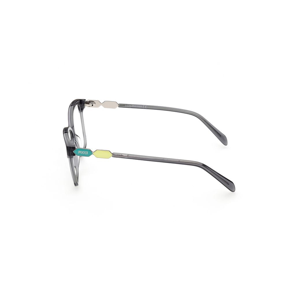Emilio Pucci Gray Acetate Glasses Women's (Frames)