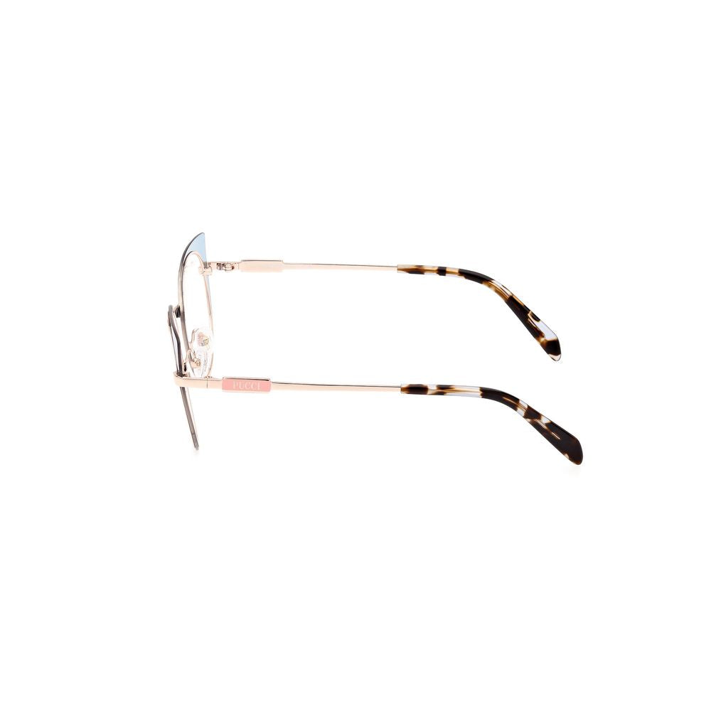 Emilio Pucci Blue Metal Glasses Women's (Frames)