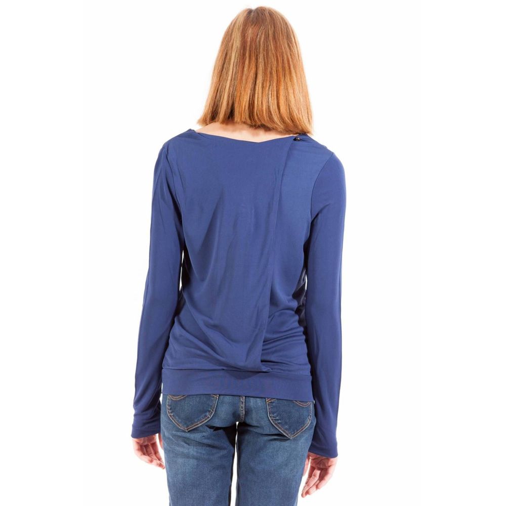 Gant Blu Viscosa Women Women's T-Shirt