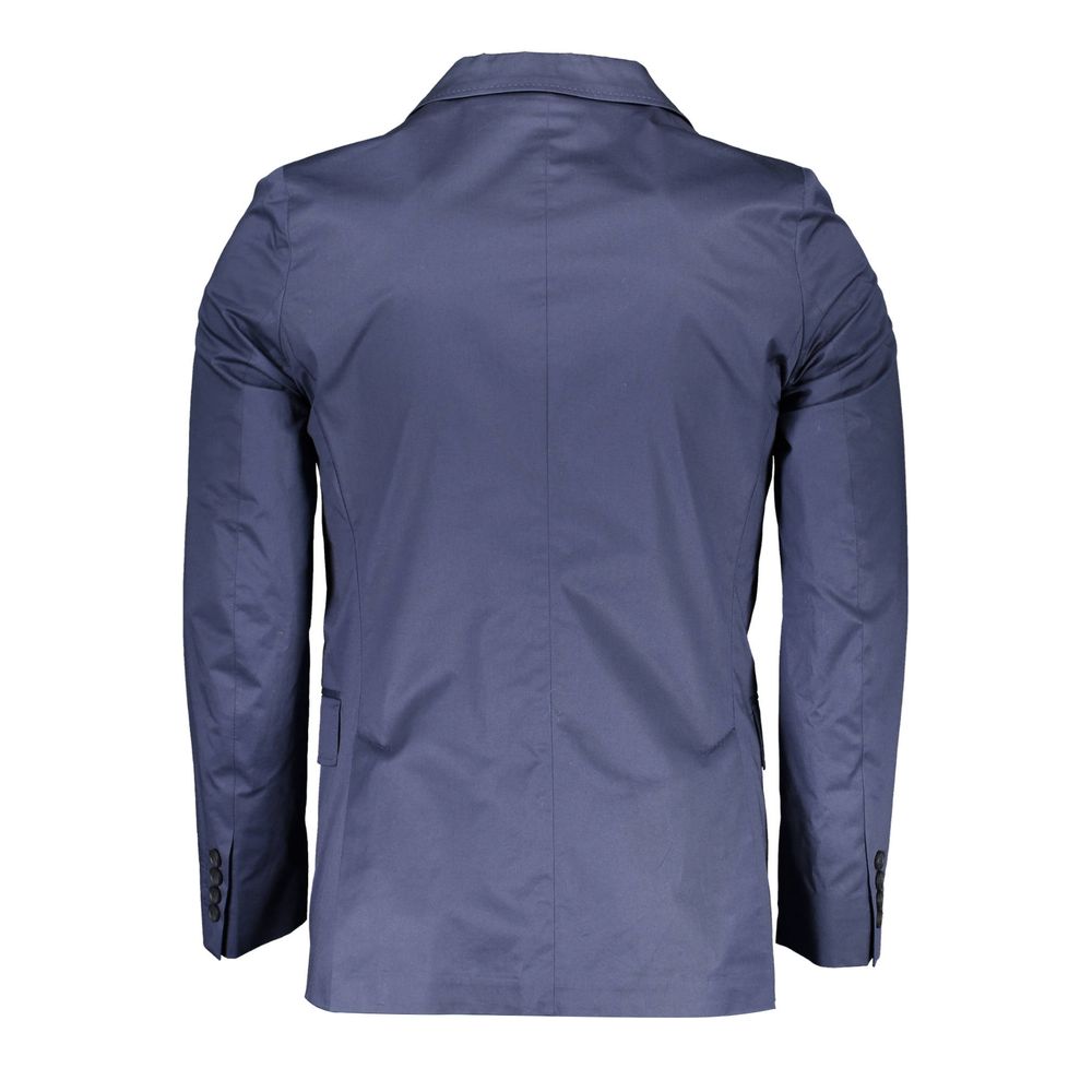 Gant Blue Cotton Men's Men's Jacket