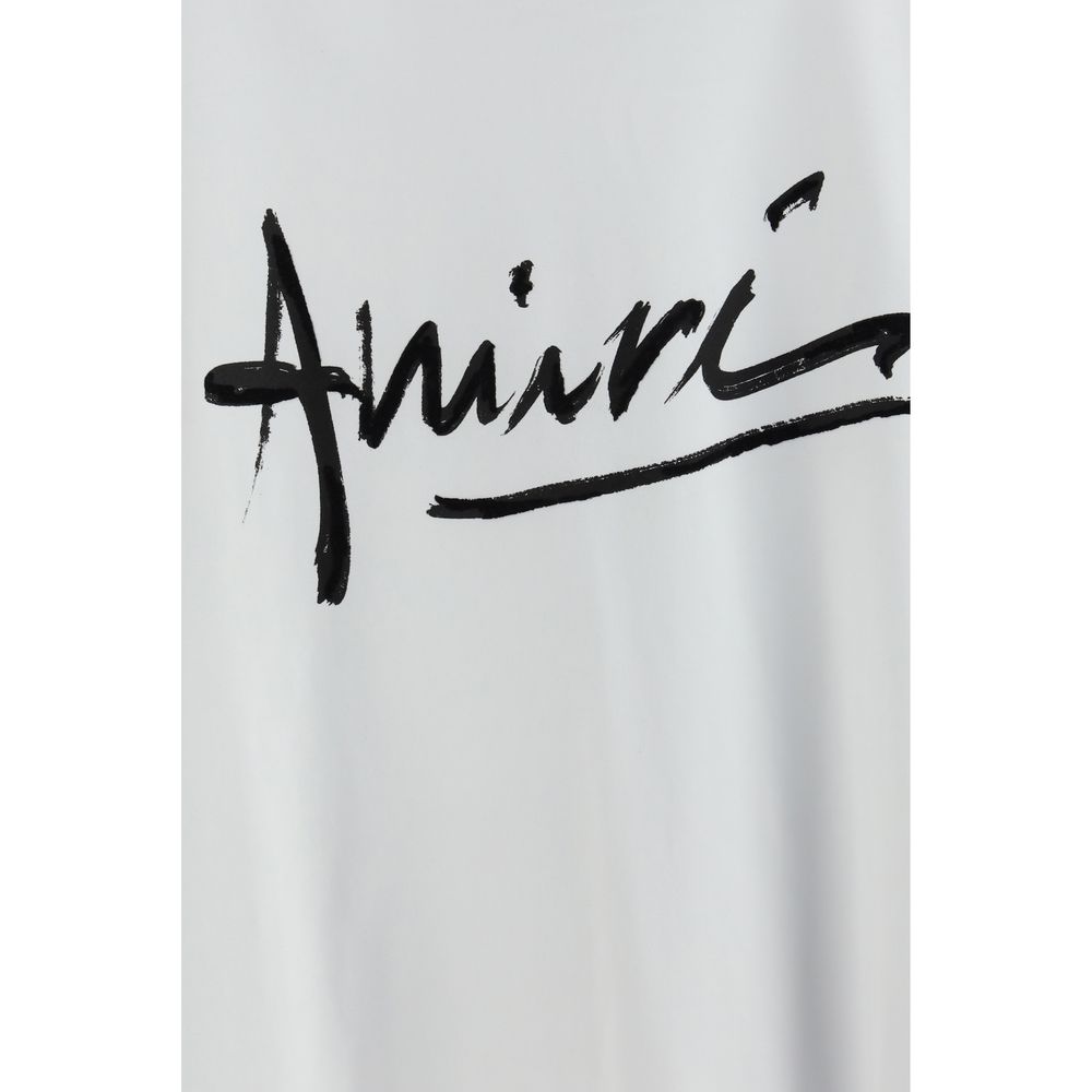 Amiri White Cotton Men's T-Shirt